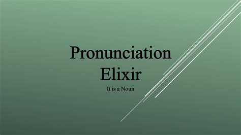 elixir pronunciation chart.